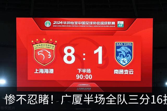 惨不忍睹！广厦半场全队三分16投仅1中 命中率只有6.3%